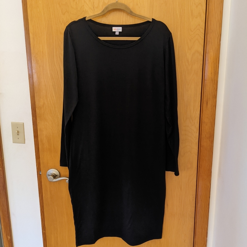LuLaRoe 2XL Black Debbie Dress